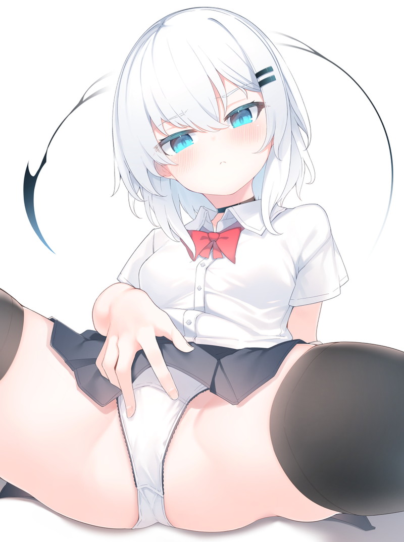 【二次】白髪、銀髪の女の子のエロ画像 Part８５