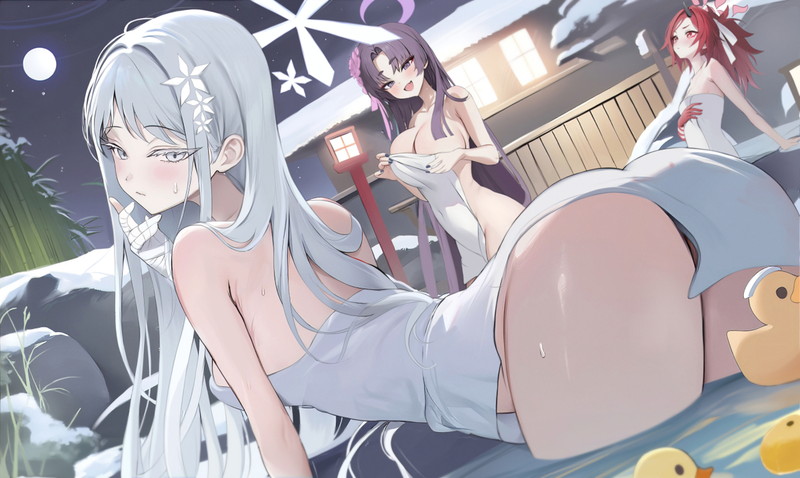 【二次】白髪、銀髪の女の子のエロ画像 Part８５