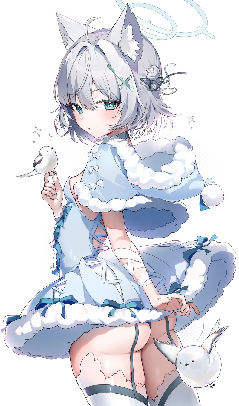 【二次】白髪、銀髪の女の子のエロ画像 Part８６