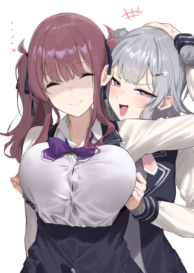 【二次】衣服に包まれた着衣おっぱいに興奮するエロ画像 Part３０