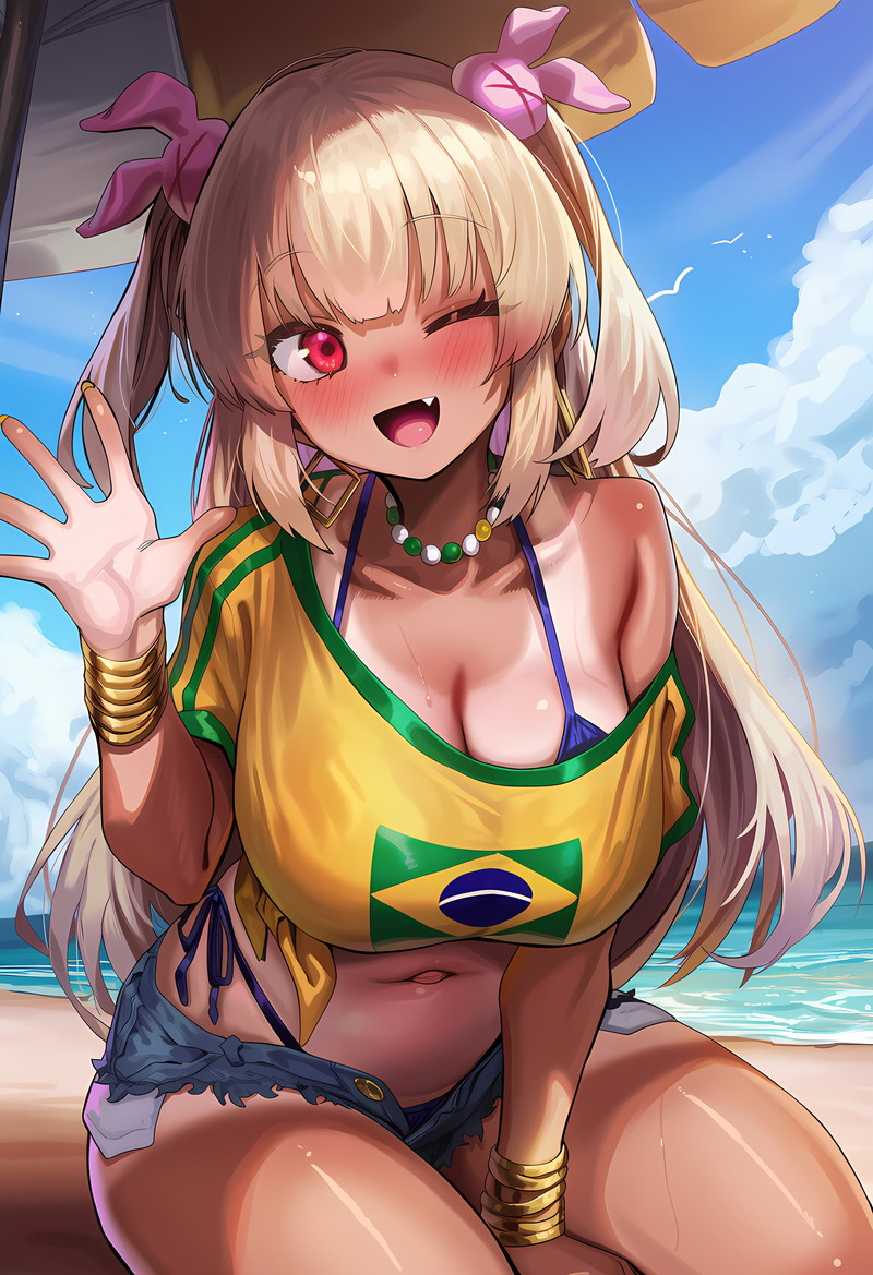 褐色、日焼け肌の女の子たちの二次エロ画像 Part７２