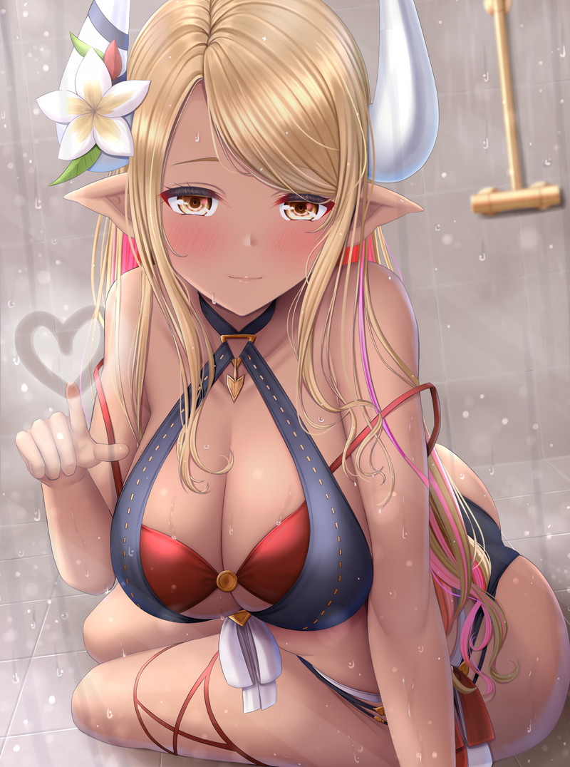 【二次】胸の谷間がエロい格好の女の子たちのエロ画像 Part２３