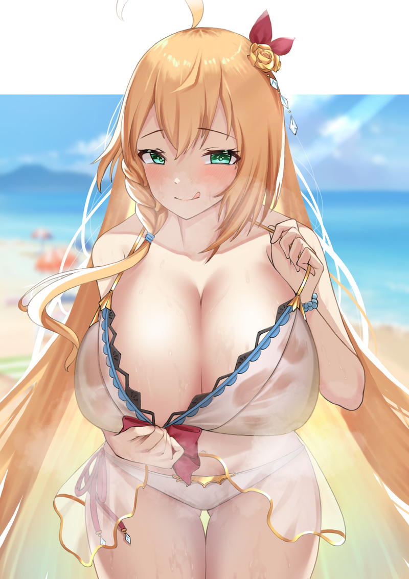 【二次】胸の谷間がエロい格好の女の子たちのエロ画像 Part２３