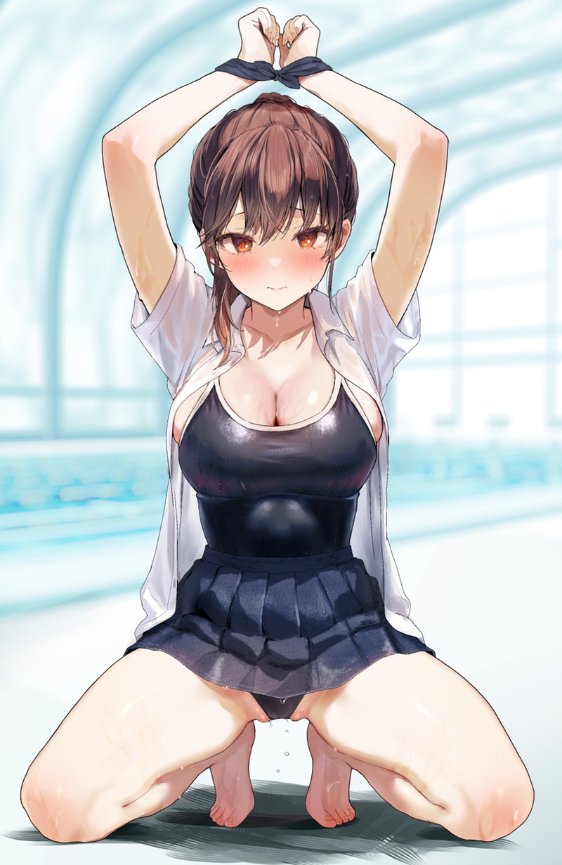 【二次】赤面、恥じらいエロ画像 Part１７２【まとめ】