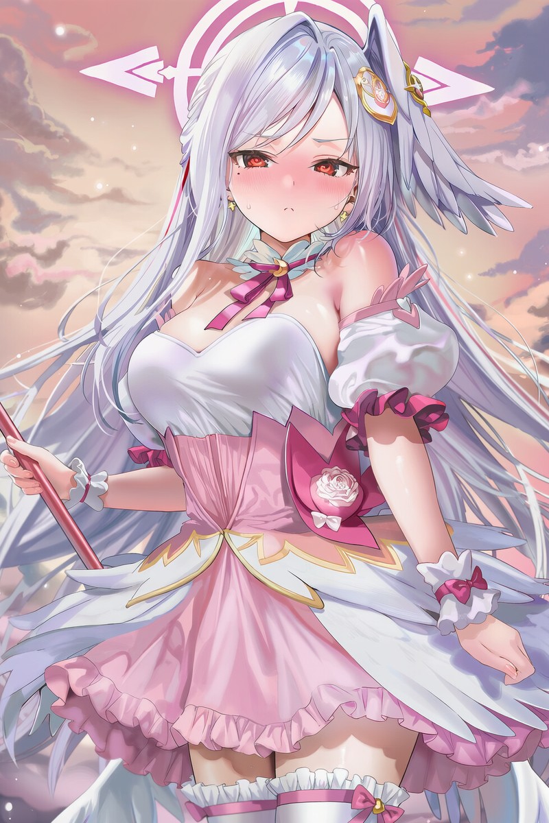 【二次】赤面、恥じらいエロ画像 Part１７２【まとめ】