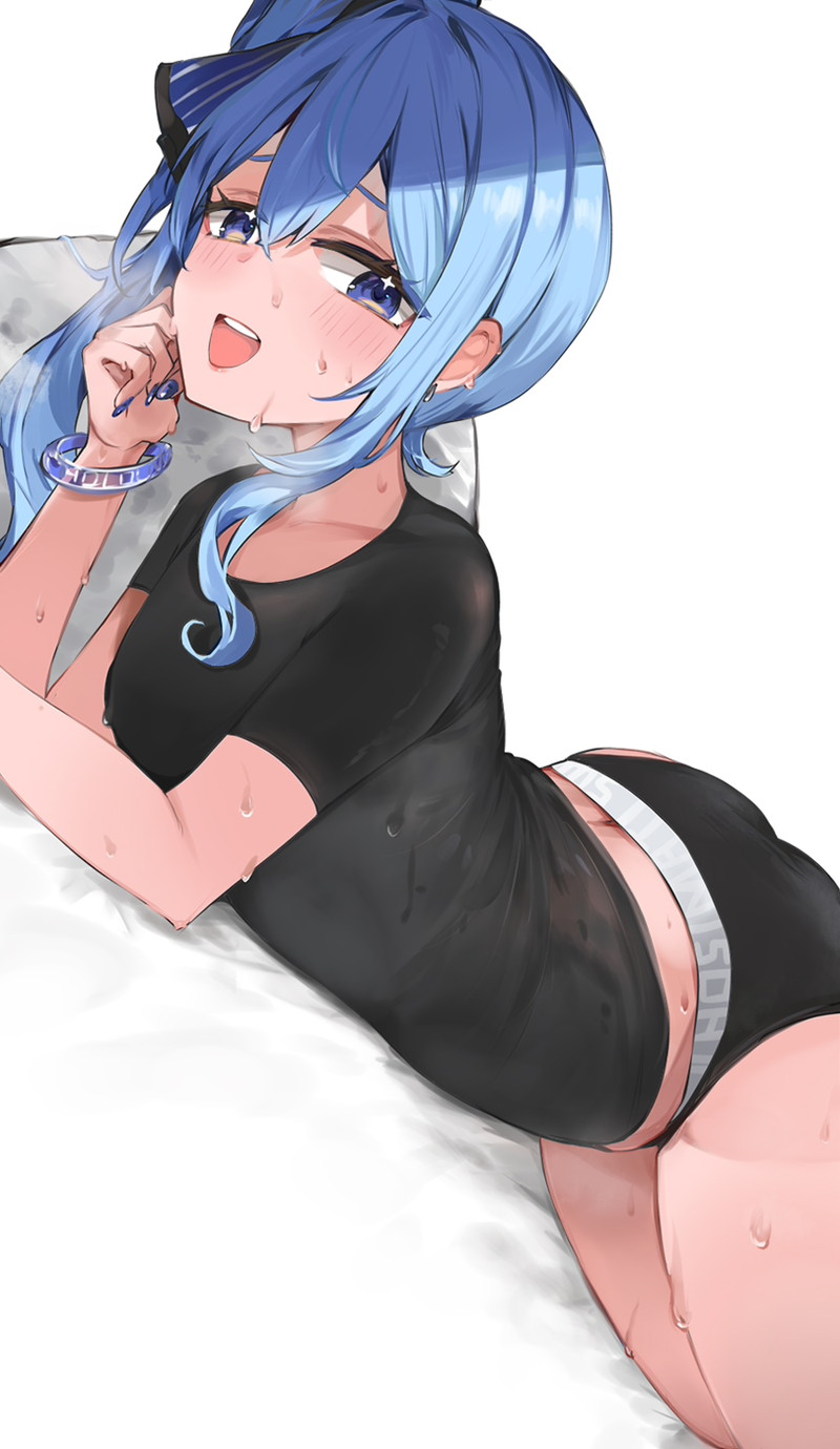 青い髪のキャラ、女の子の二次エロ画像 Part２６