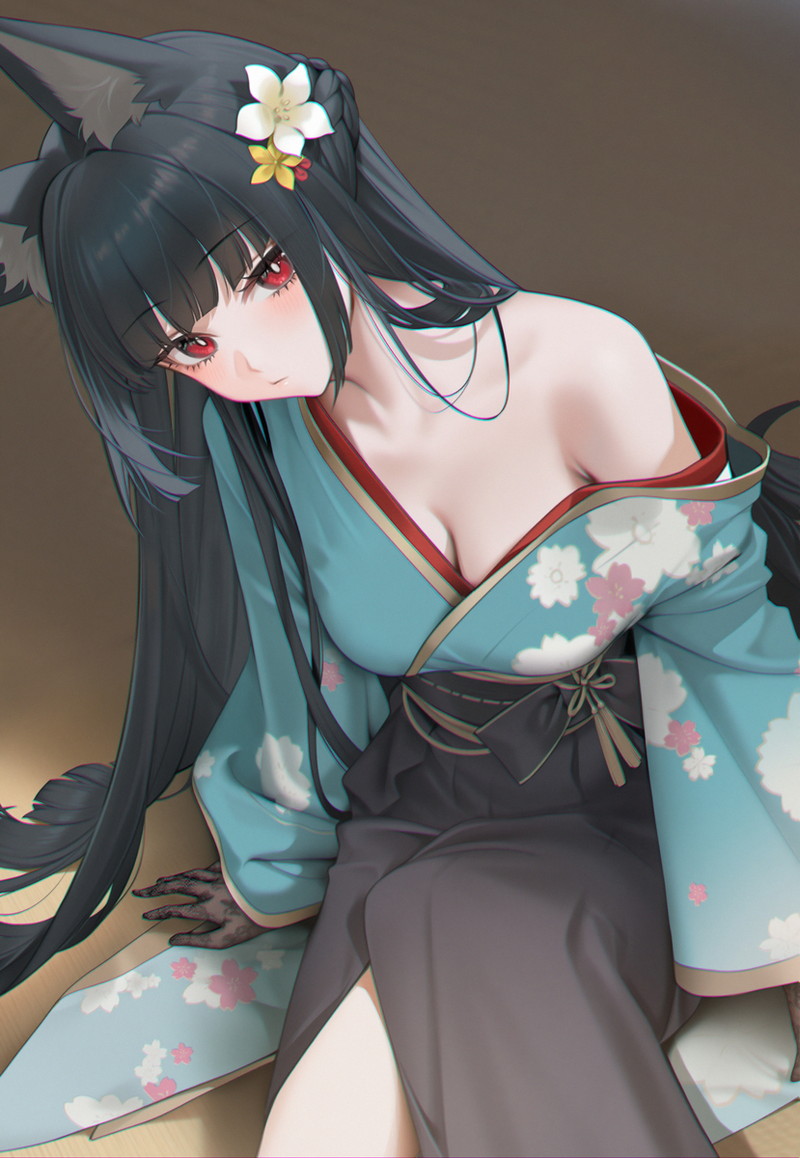 【二次】黒髪の女の子のエロ画像まとめ Part１３５