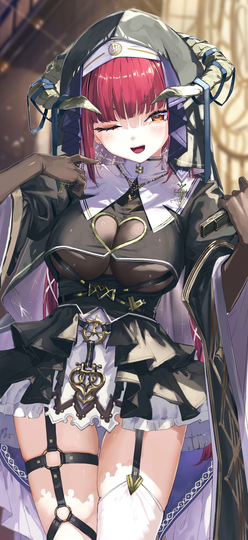 【二次】エッチなガーターベルトを付けた女子たちのエロ画像 Part１１