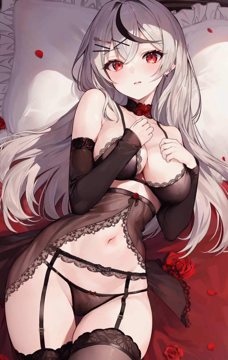 【二次】エッチなガーターベルトを付けた女子たちのエロ画像 Part１１