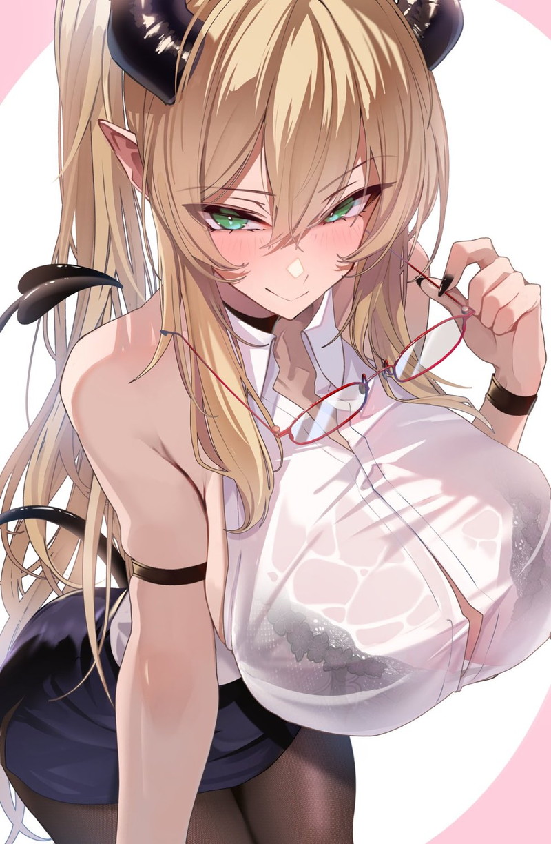 【二次】濡れ透けやスケスケな服を着た女の子のエロ画像 Part４７