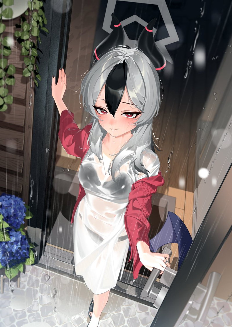 【二次】濡れ透けやスケスケな服を着た女の子のエロ画像 Part４７