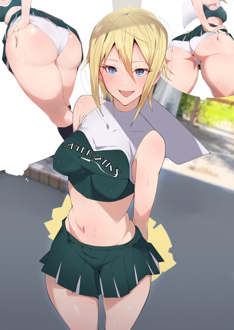 【二次】チアガールコスの女の子たちのエロ画像 Part４