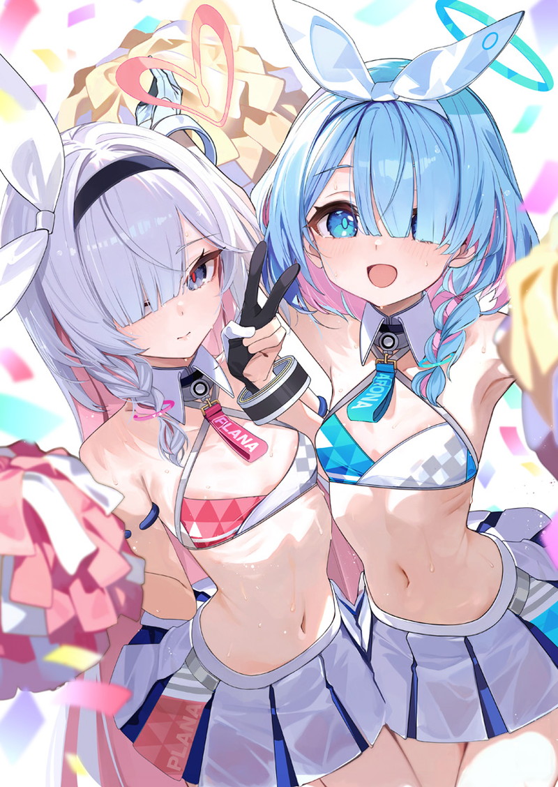 【二次】チアガールコスの女の子たちのエロ画像 Part４