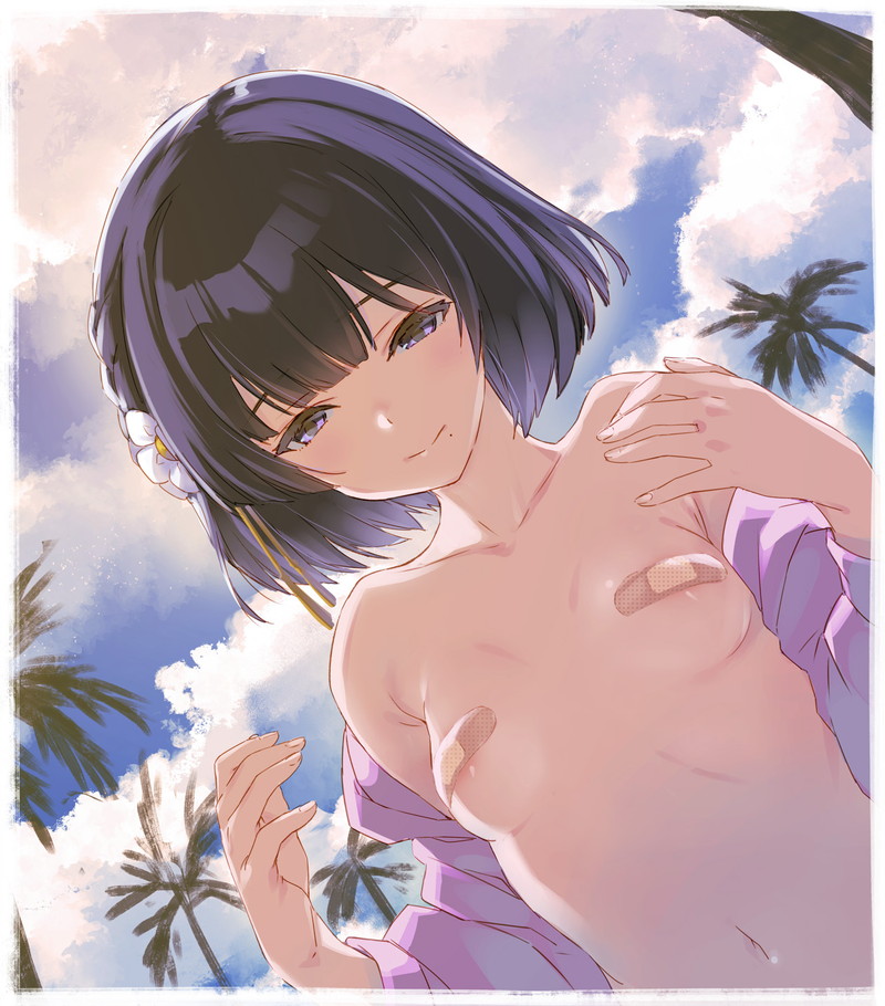 【二次】ニップレス、絆創膏で乳首とオマンコを隠したエロ画像 Part３２