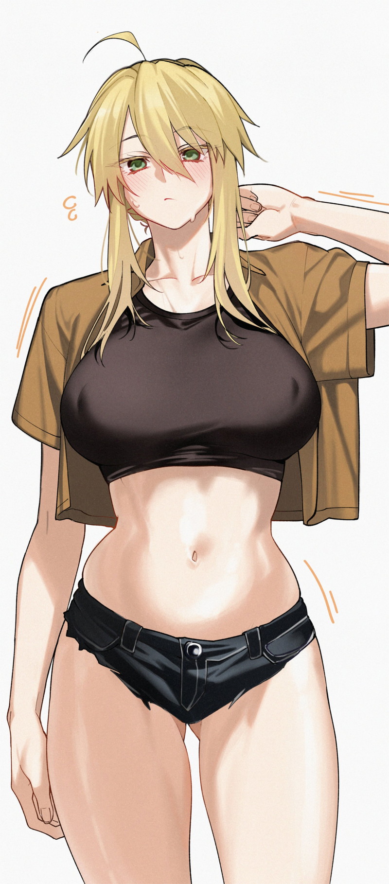 【二次】透け乳首やポッチがエロいノーブラ画像 Part３６