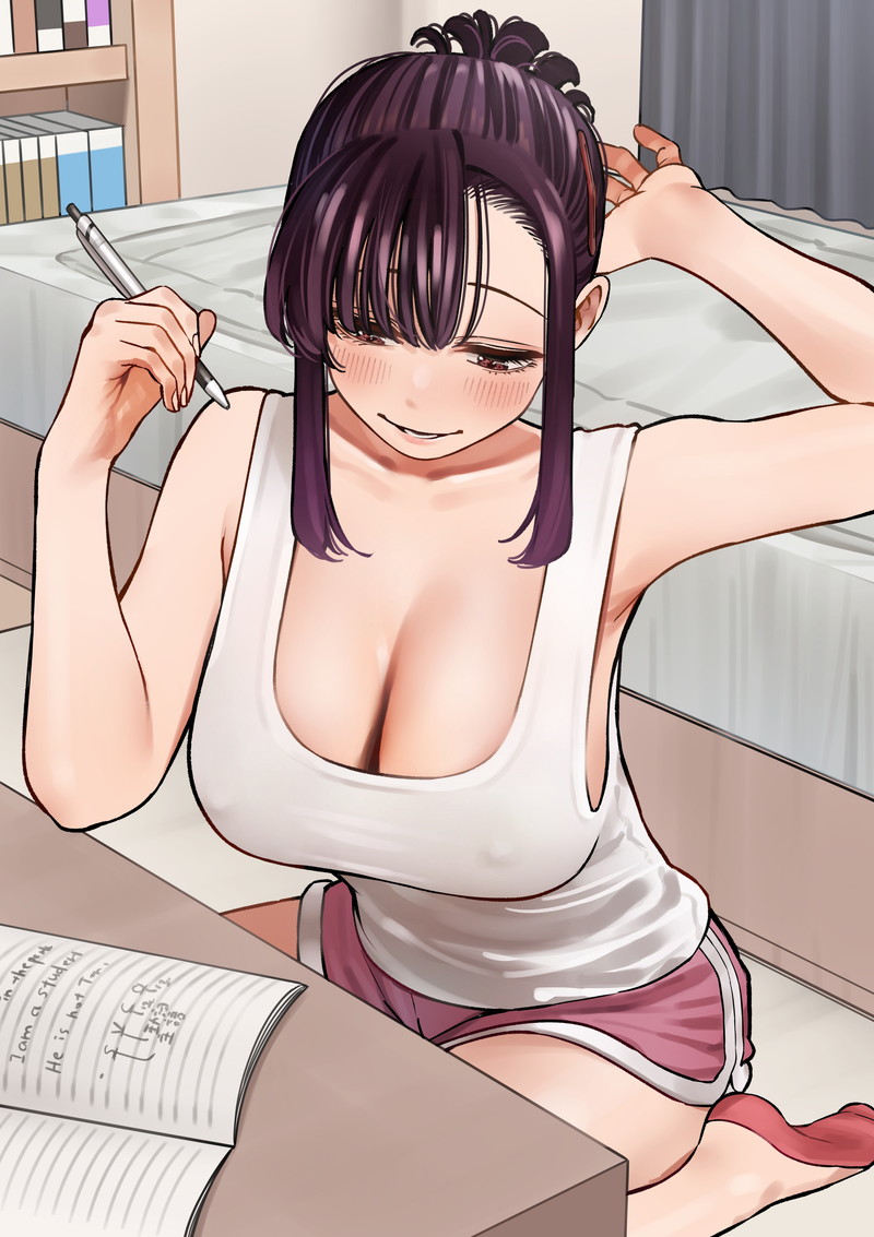 【二次】透け乳首やポッチがエロいノーブラ画像 Part３６