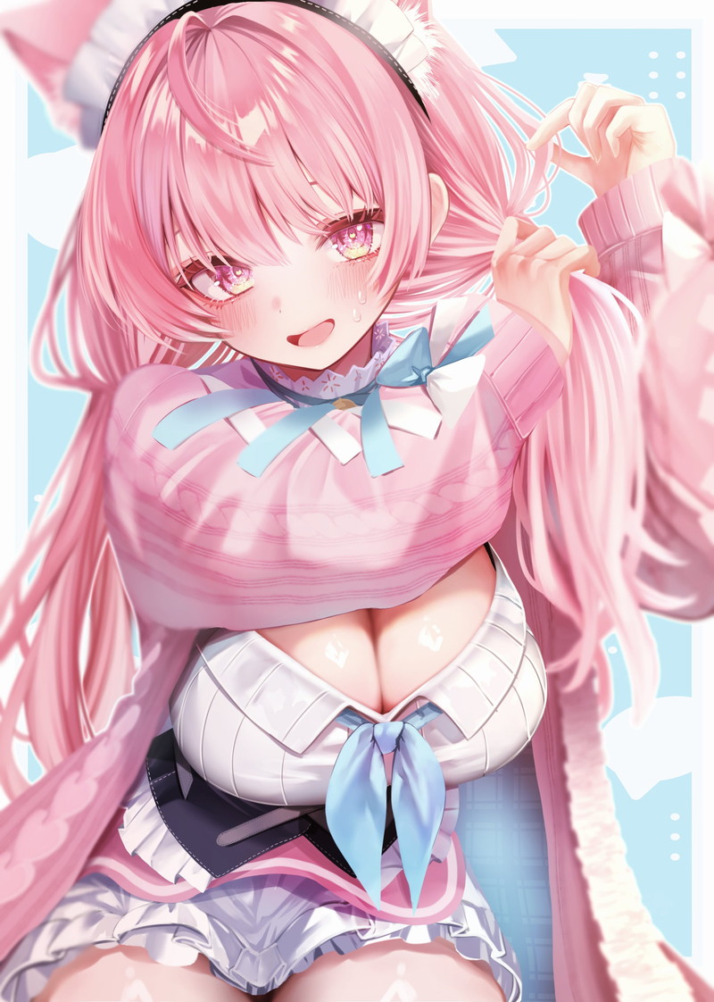 ピンク髪のキャラや女の子の二次エロ画像 Part２１