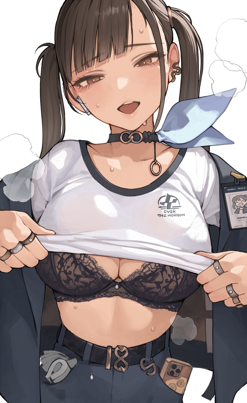 【二次】エッチで可愛いブラジャーを付けた女の子のエロ画像 Part７９