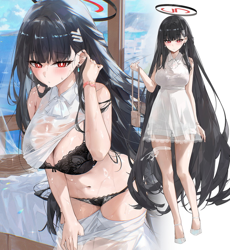 【二次】エッチで可愛いブラジャーを付けた女の子のエロ画像 Part７９