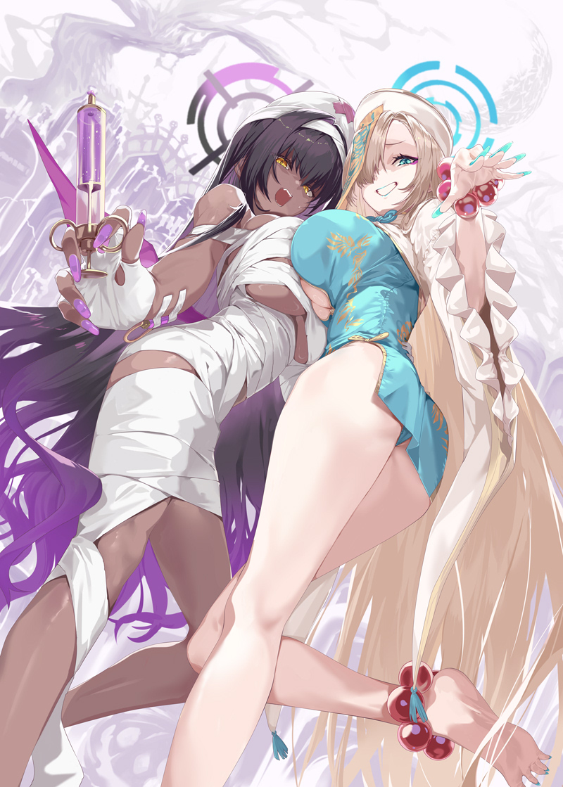 【二次】おっぱいをムニュッと押し付け合う乳合わせのエロ画像 Part２１