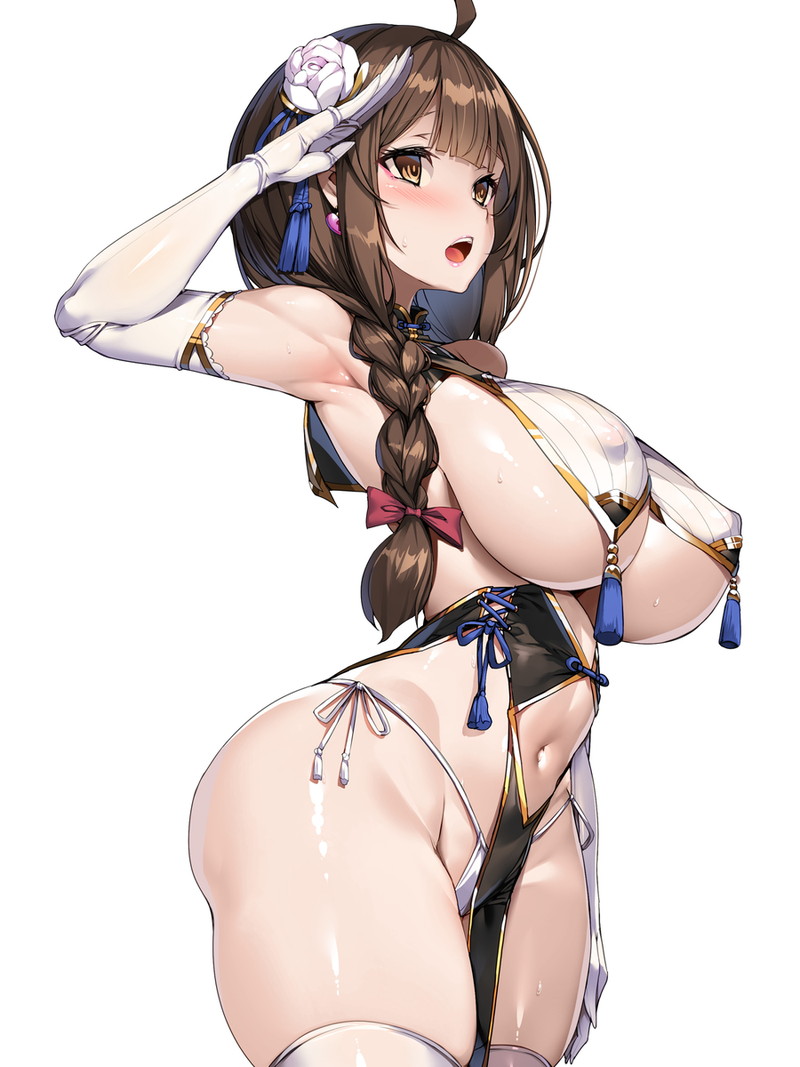 【二次】手袋やロンググローブを付けたコスエロ画像 Part３６