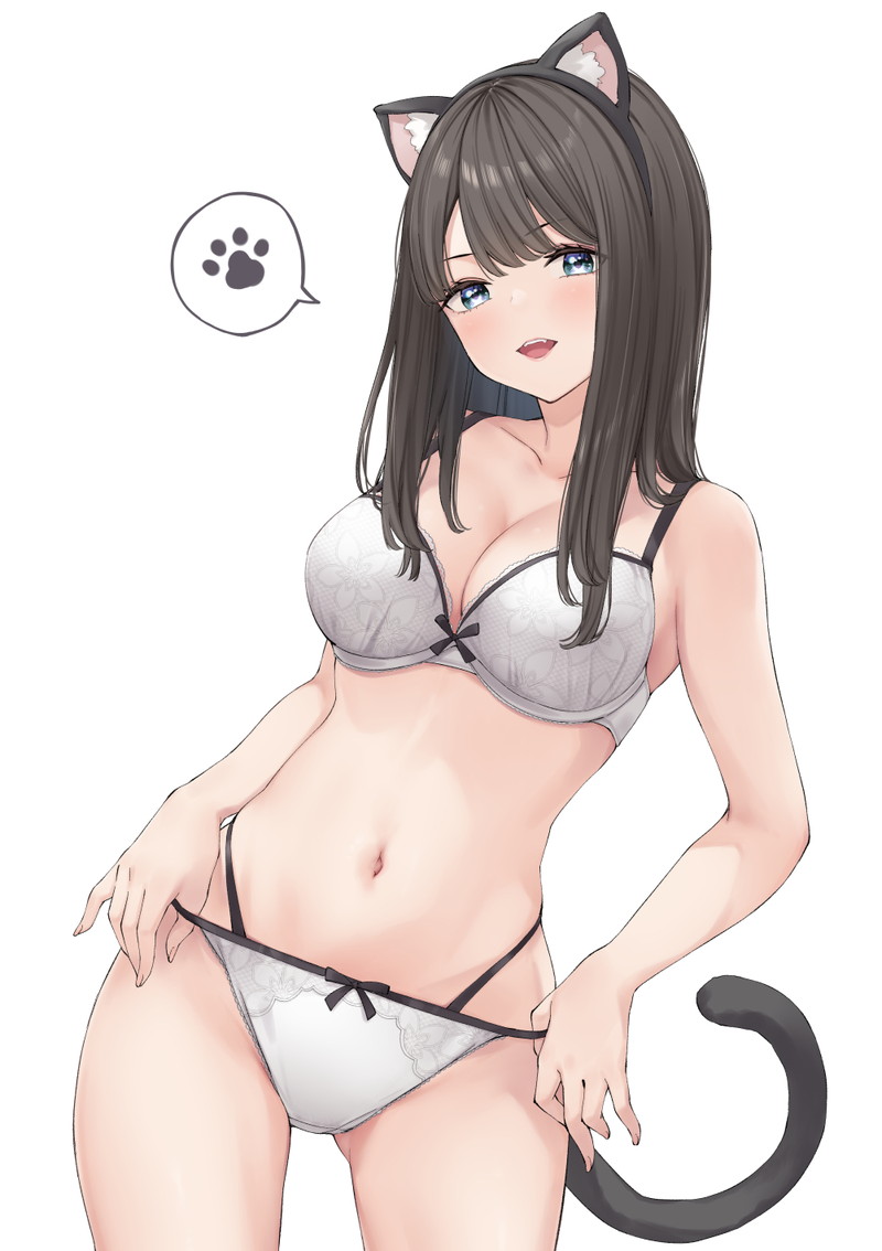 【二次】猫耳、狐耳などが生えたケモミミっ娘たちのエロ画像 Part１３３