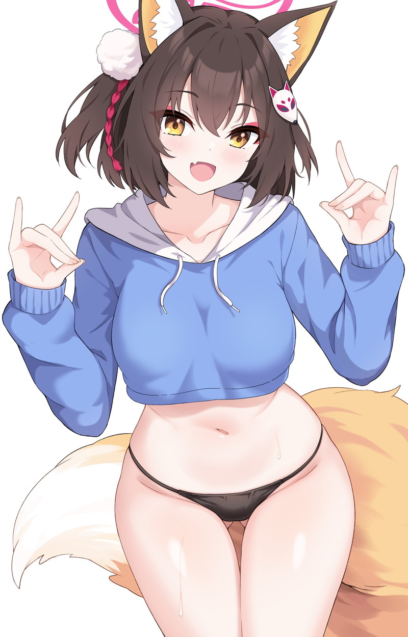 【二次】猫耳、狐耳などが生えたケモミミっ娘たちのエロ画像 Part１３４