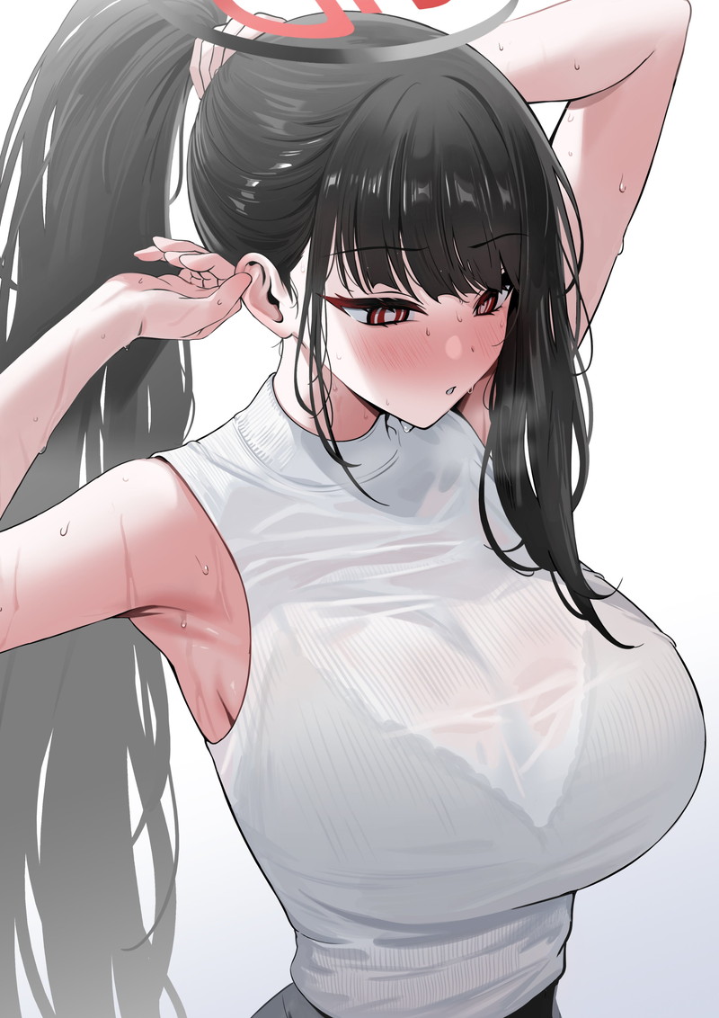 【二次】衣服に包まれた着衣おっぱいに興奮するエロ画像 Part３１