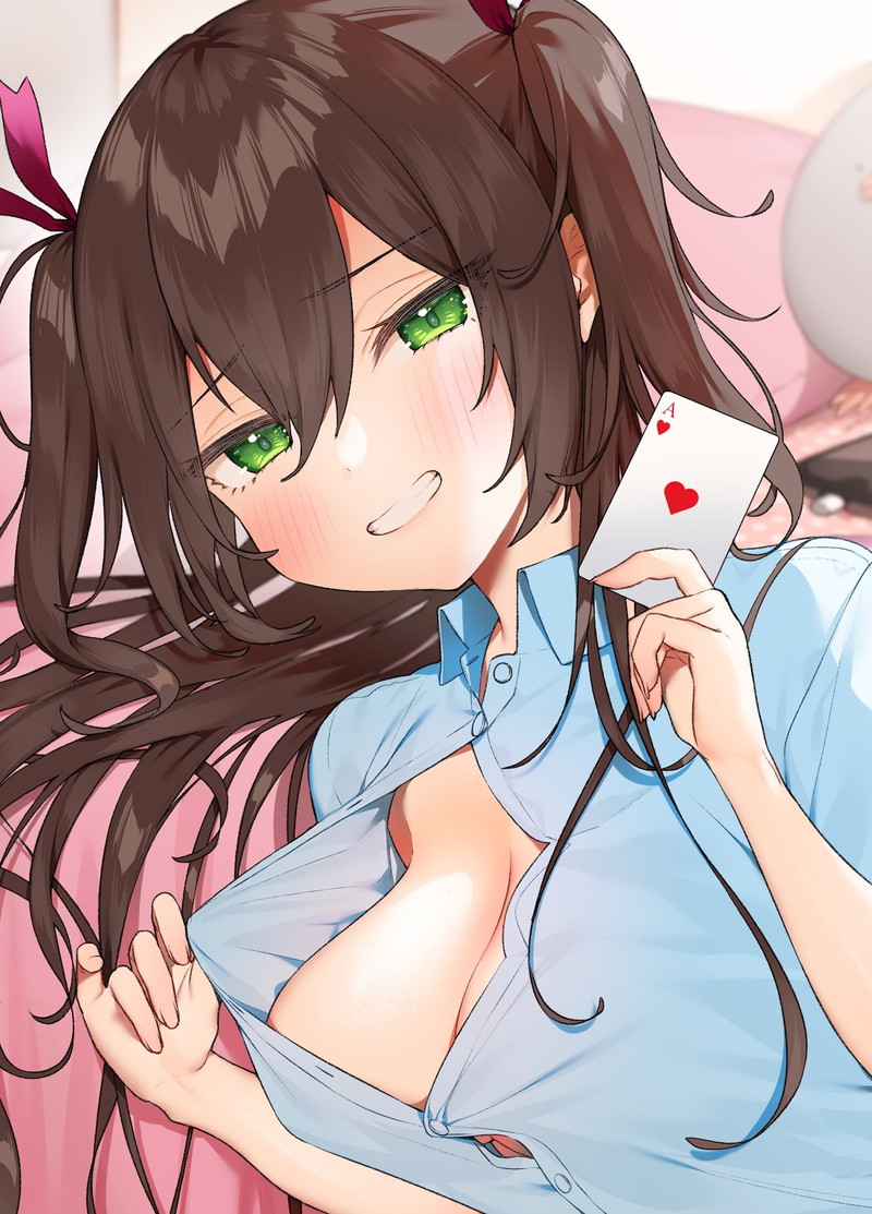 【二次】服や下着が脱げかかっている女の子たちのエロ画像 Part４７