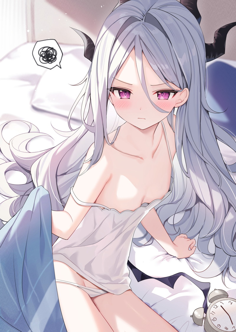 【二次】服や下着が脱げかかっている女の子たちのエロ画像 Part４７