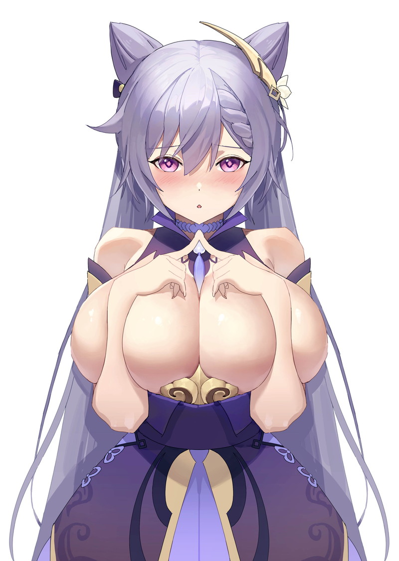 【二次】胸の谷間がエロい格好の女の子たちのエロ画像 Part２４