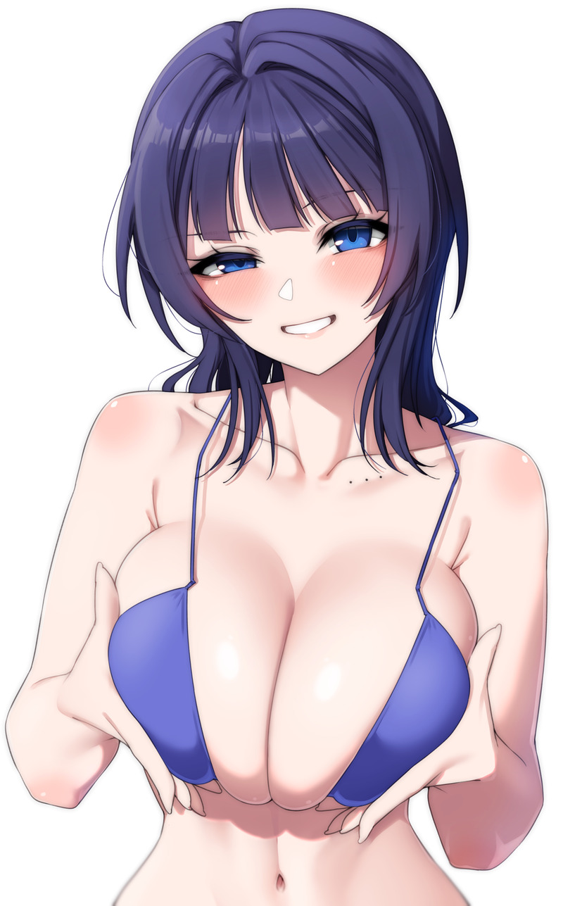 【二次】胸の谷間がエロい格好の女の子たちのエロ画像 Part２４