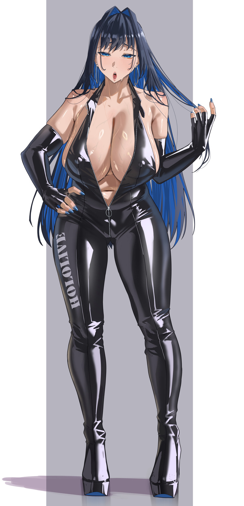 【二次】抜ける長乳、垂れ乳のエロ画像まとめ Part２３