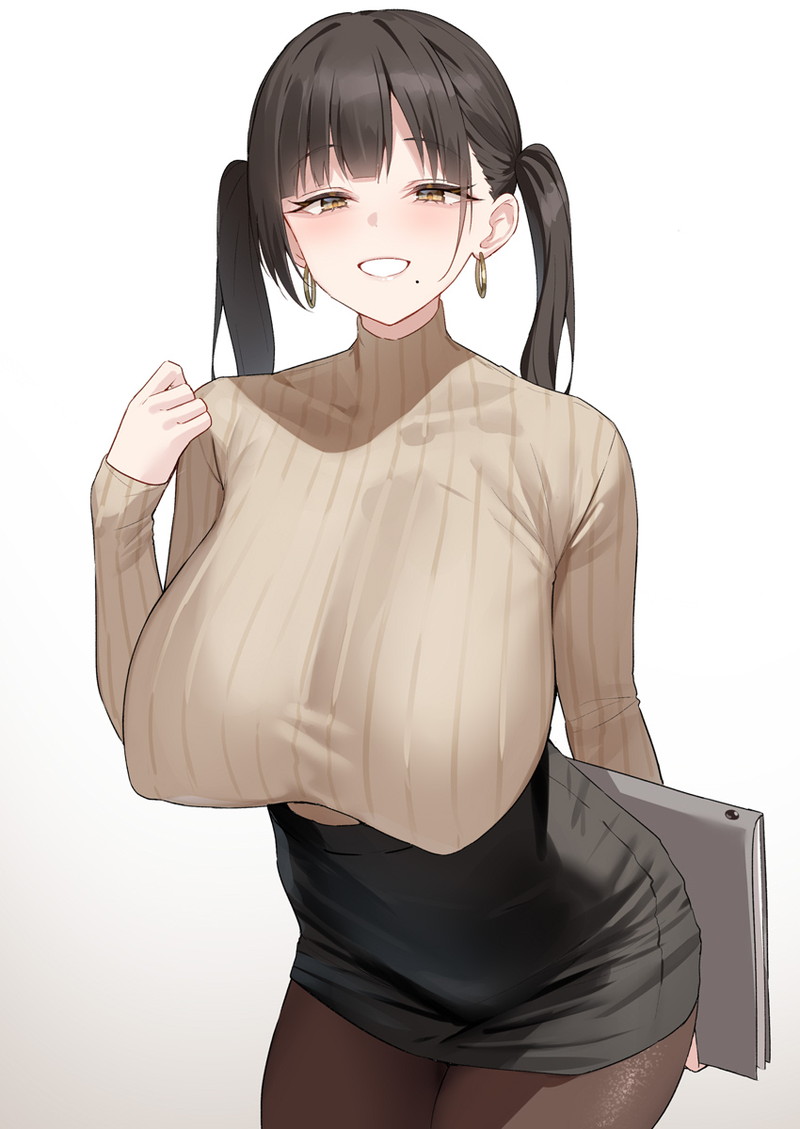 【二次】抜ける長乳、垂れ乳のエロ画像まとめ Part２４