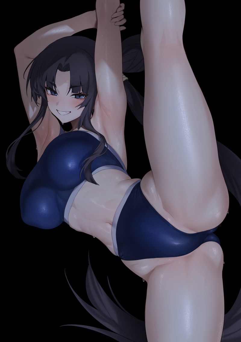 【開脚】股を開いたオマンコアピール二次エロ画像 Part３４