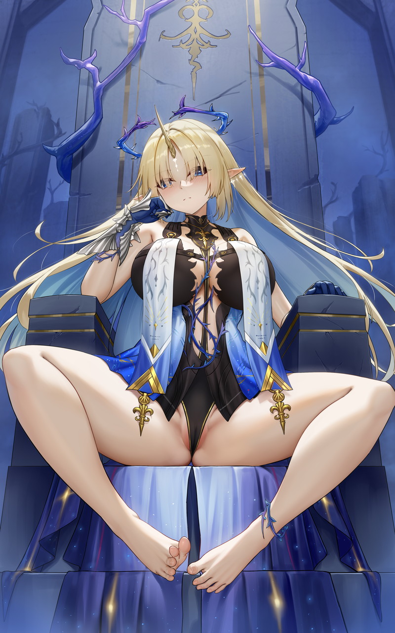 【開脚】股を開いたオマンコアピール二次エロ画像 Part３４