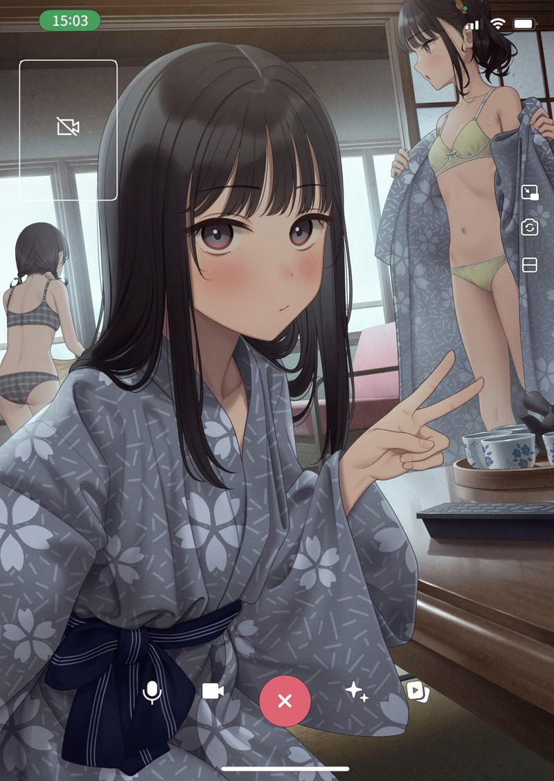 【二次】黒髪の女の子のエロ画像まとめ Part１３６