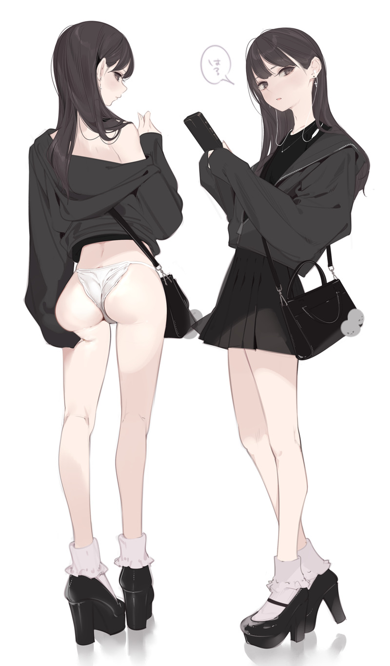 【二次】黒髪の女の子のエロ画像まとめ Part１３６