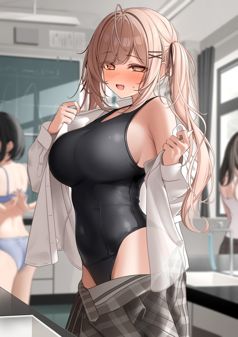 【二次】スク水、スクール水着のエロ画像 Part２７