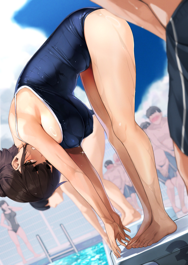 【二次】スク水、スクール水着のエロ画像 Part２７