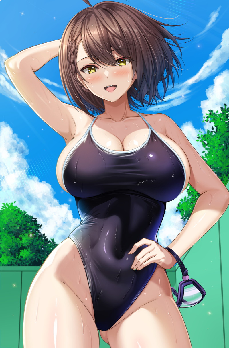 【二次】スク水、スクール水着のエロ画像 Part２７