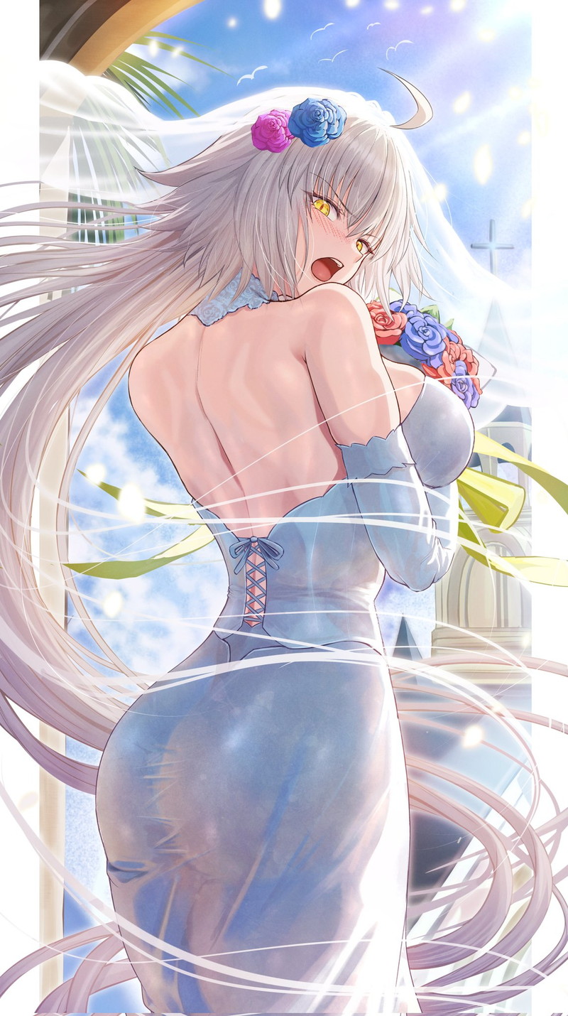 【二次】ウエディングドレス、セクシードレスのエロ画像 Part２０