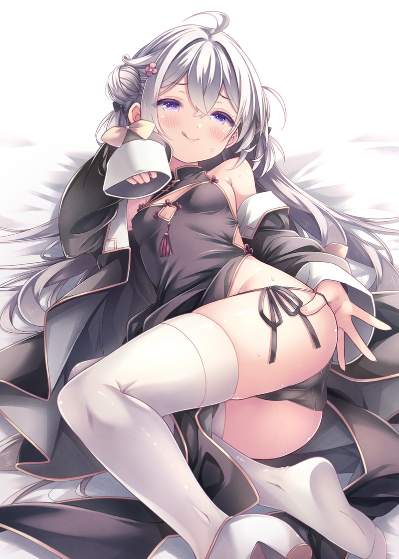 下半身をエロくするピチピチニーソックスの二次エロ画像 Part２４