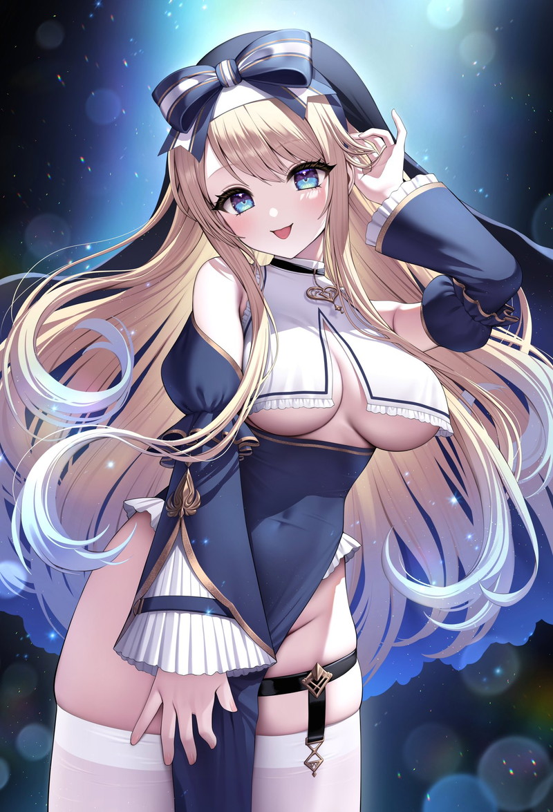 【二次】おっぱいの重みが伝わりそうな下乳、乳袋画像 Part５１