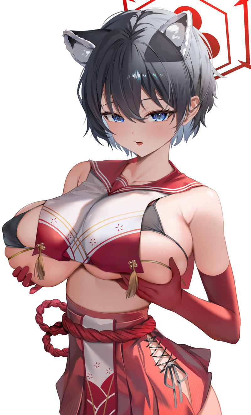 【二次】おっぱいの重みが伝わりそうな下乳、乳袋画像 Part５１