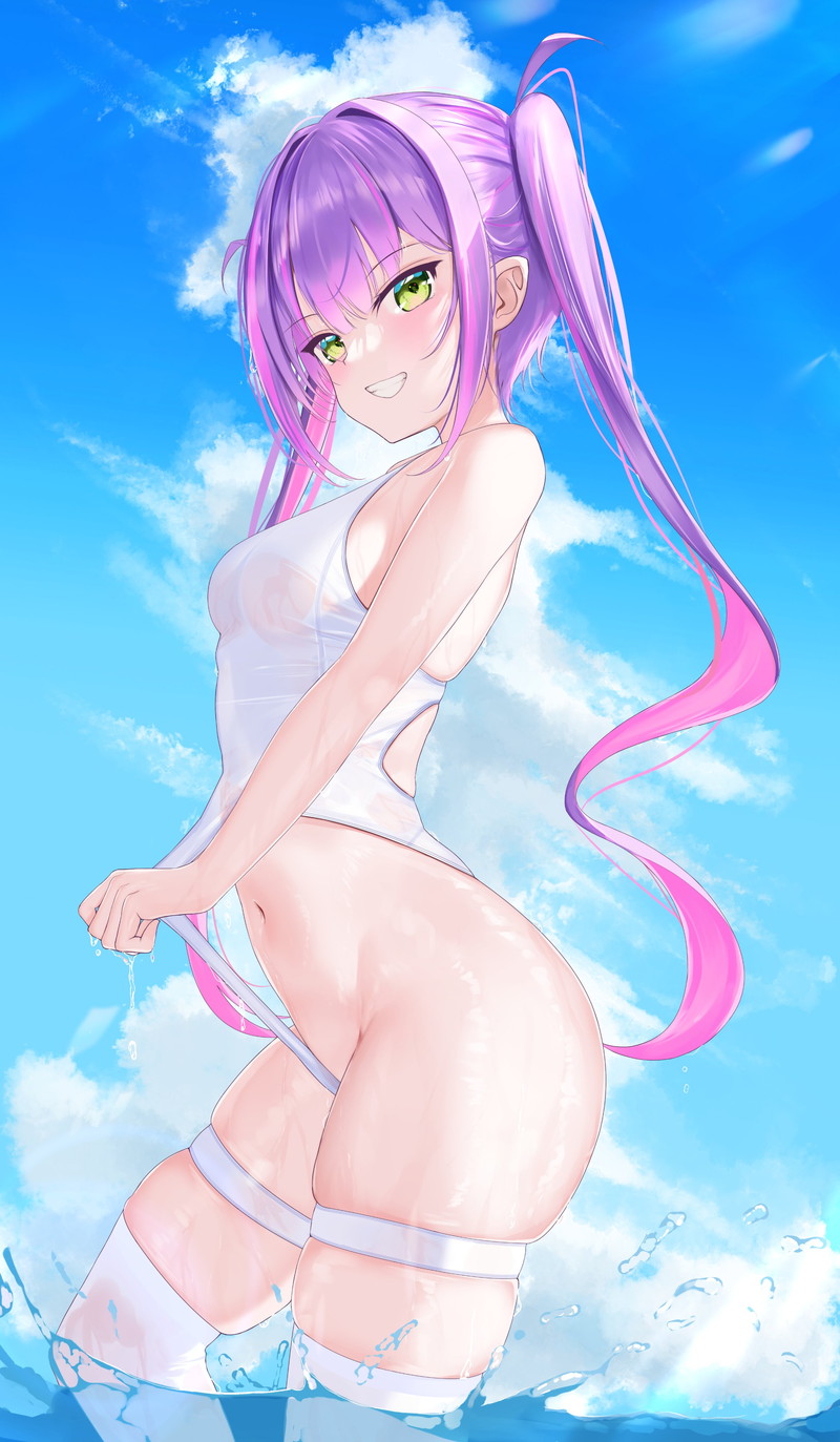 【二次】太ももがエッチな女の子のエロ画像 Part４９