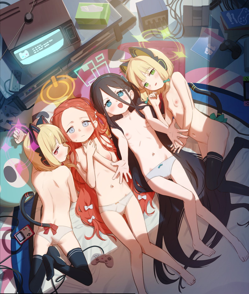 【二次】期待が高まる仰向け、寝そべり状態のエロ画像 Part６４