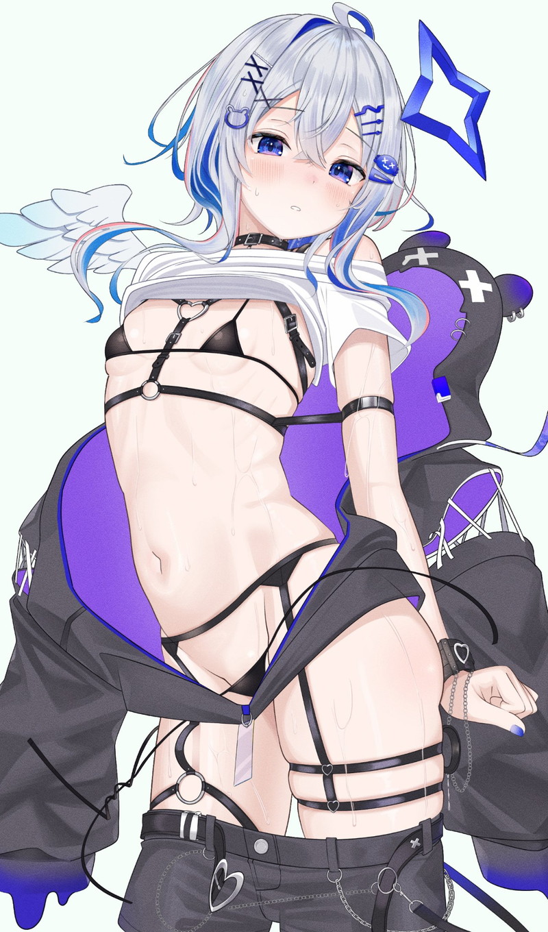 【二次】汗ばんだ肌や身体がエロい女の子の画像 Part３６