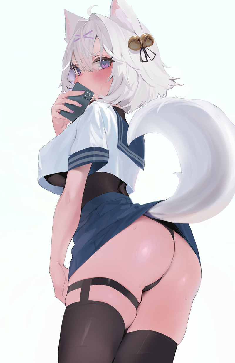 【二次】猫耳、狐耳などが生えたケモミミっ娘たちのエロ画像 Part１３６