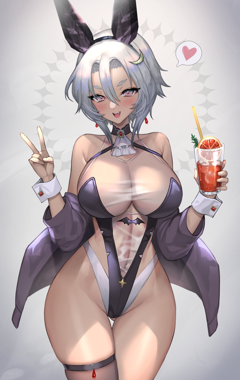 【二次】白髪、銀髪の女の子のエロ画像 Part８７